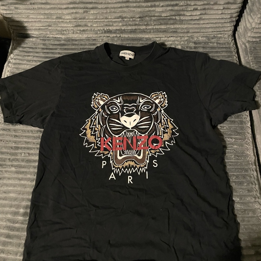 Kenzo Black Tiger Graphic Tee